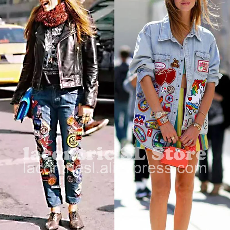 Набор парфюмерии с блестками нашивки для одежды патчи утюга Аппликации