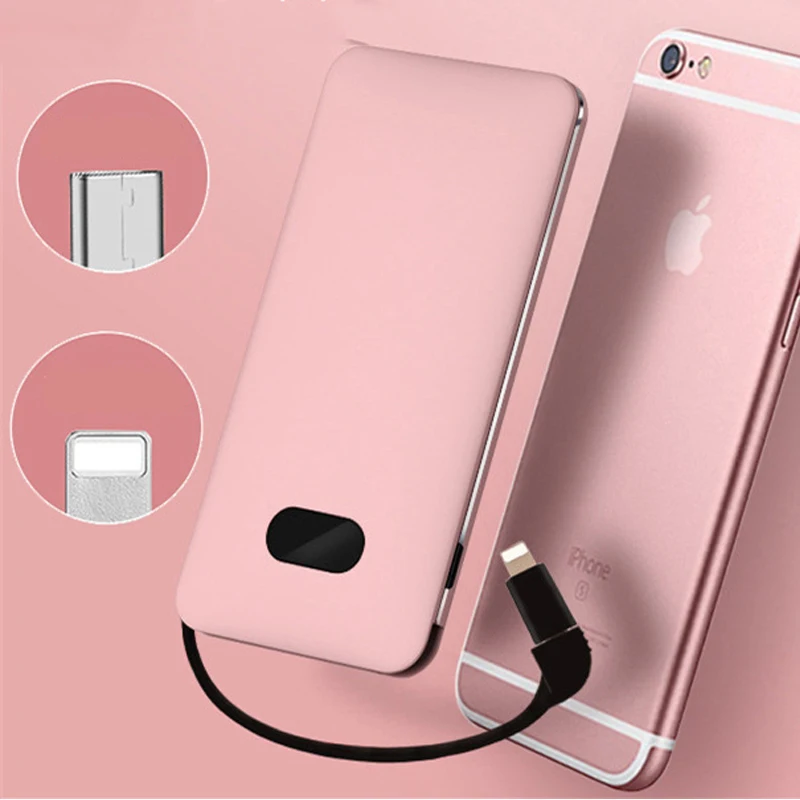 Карманный телефон power Bank 10000 мАч Внешний аккумулятор зарядное устройство Ulta