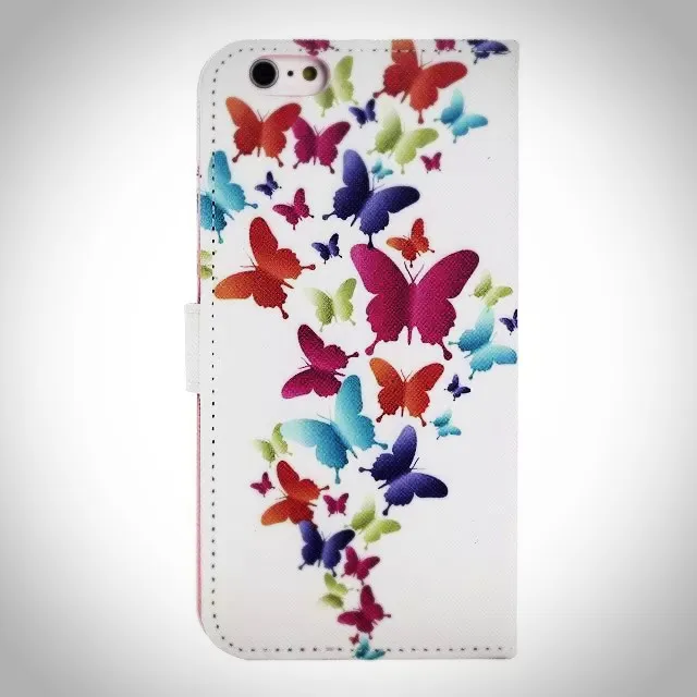 Для Apple iPhone 6 s Plus Кожаный Чехол Качества С дрелью ретро Бумажник Карты