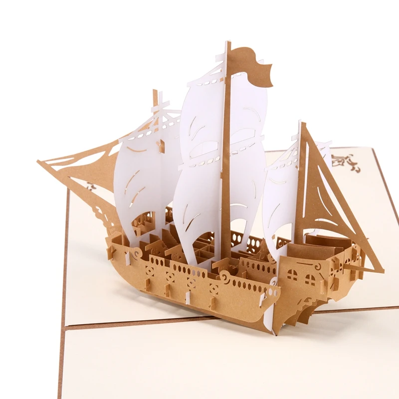 3D всплывающие открытки на день рождения подарки на годовщину рождественские Пригласительные открытки лазерная резка Спасибо Подарки с конвертом для папы-бойфренда - Цвет: 8001