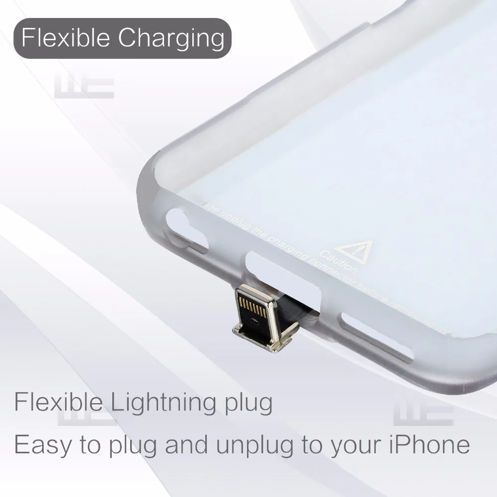 Для iPhone 6 s ци беспроводное зарядное устройство телефон чехол [ 1 AMP зарядки ] ультра