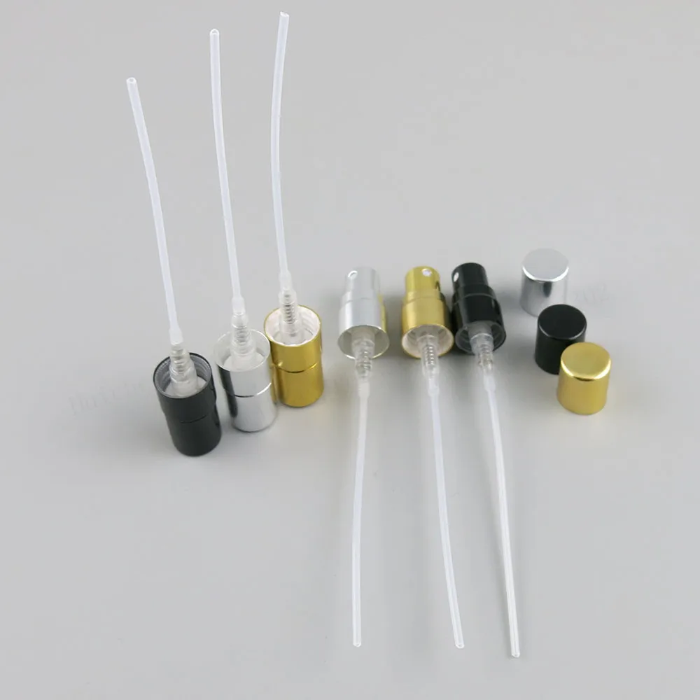 

24 x 10ml Travel Mini Amber Glass Perfume Bottle with Aluminum Sprayer 10cc Clear Refillable Perfume Atomizer Fragrance Bottle
