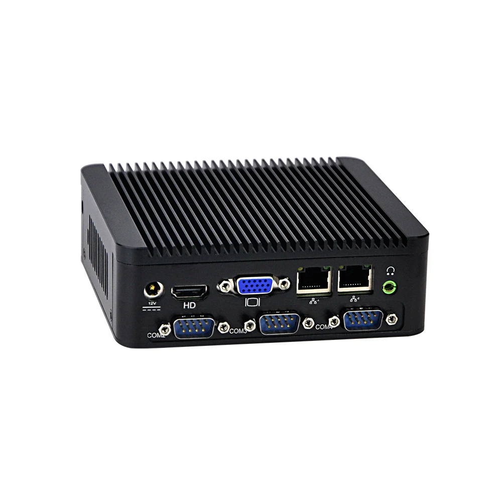 Oem/odm QOTOM pos компьютер Q190P с Celeron J1900 до 2.41 ГГц quad Core Dual NIC 4 * COM 1080 P X86 Win OS Linux