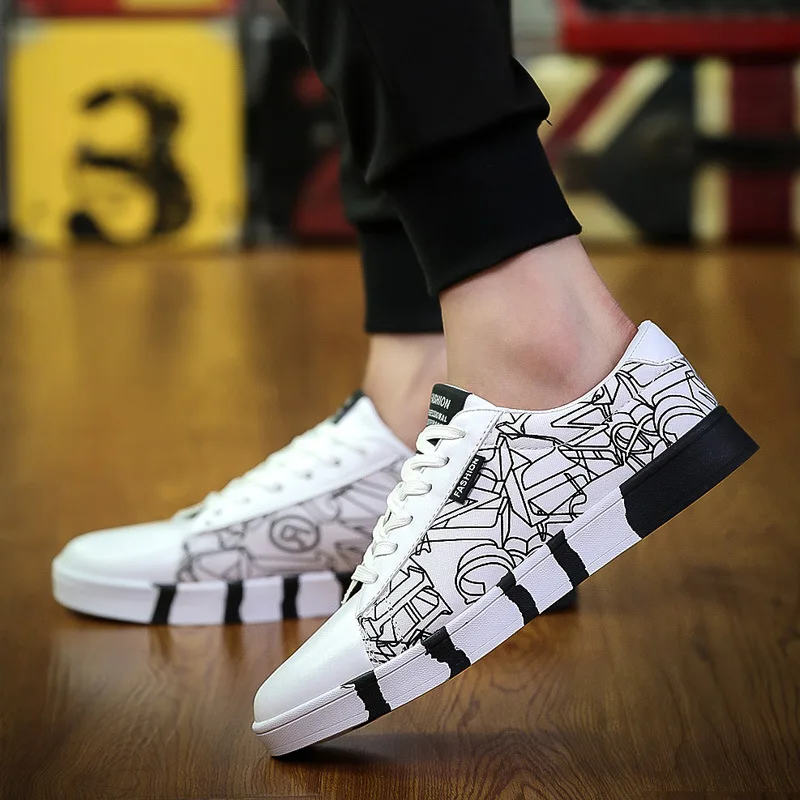 Spring New Men's Leisure Korean Fashion Canvas Shoes Sports Board Student Running | Обувь