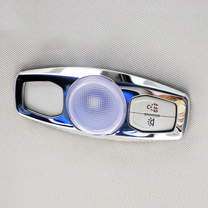 Лампа для чтения ABS Chrome светильник декоративная Обложка чехол с блестками Ford Focus 3