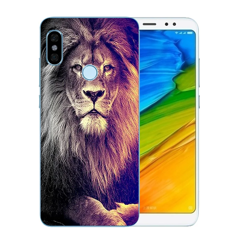 Чехол для Xiaomi Redmi Note 5 Pro чехол с узором Marb прозрачный |