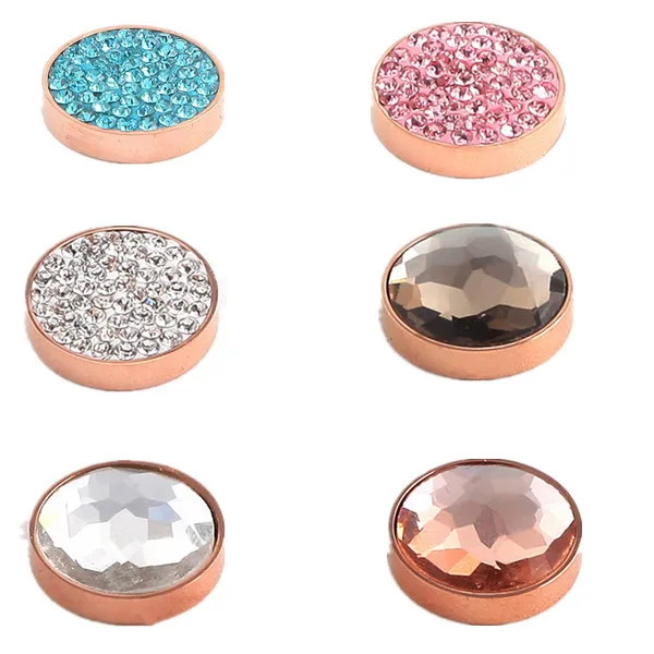 Somsoar ювелирные изделия Горячая продажа 12 мм сменный Кристалл Магнитная монета