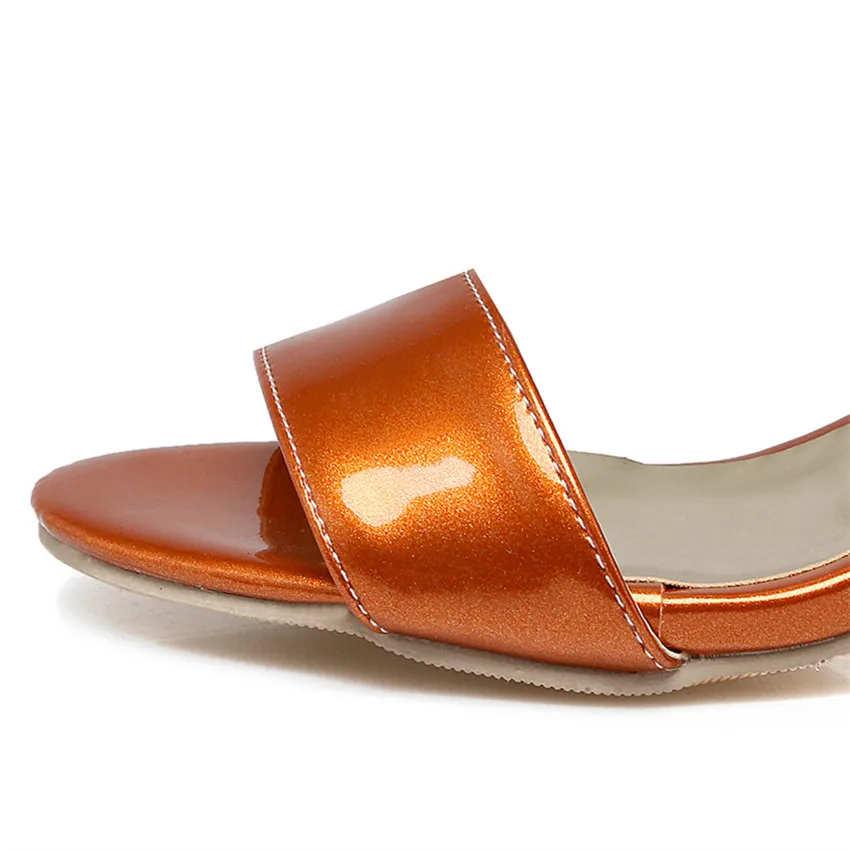 Летняя обувь на высоком каблуке с открытым носком Для женщин Насосы босоножки