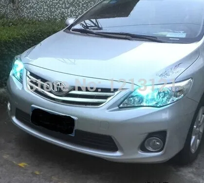 Автомобильный Стайлинг SCOE 2x12SMD светодиодный габаритный свет лампа источник света для Toyota Corolla желтый красный фиолетовый зеленый кристалл синий теплый белый