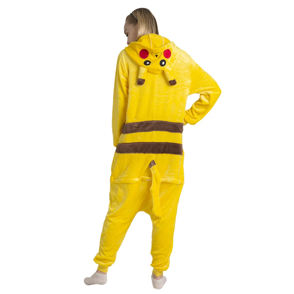 KIGUCOS для взрослых женщин Зимняя Пижама Фланелевая пижама с рисунком