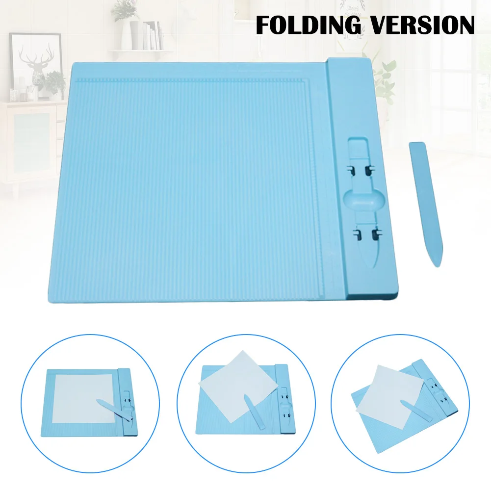 

270x230mm Plastic Scoring Board Paper Card Cuting Board Craft DIY Tool with Measuring Grid 899