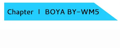 BOYA BY-WM6/BY-WM5/BY-WM8 UHF Беспроводная микрофонная система всенаправленный Lavalier микрофон для ENG EFP DV DSLR