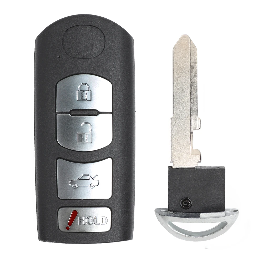 Пульт дистанционного управления Keyecu Smart Prox клавиша Uncut Blade Insert Push To Start 4 кнопки 315