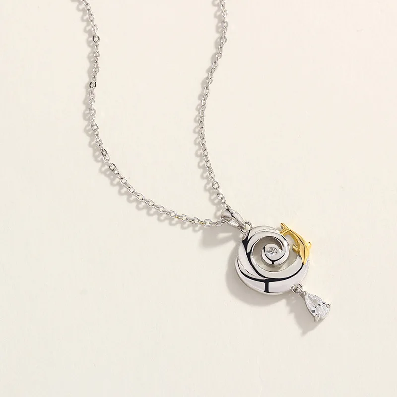 

Silvology 925 Sterling Silver Free Fish Necklace Original Zircon Cute Romantic Pendant Necklace For Women 2019 Festival Jewelry
