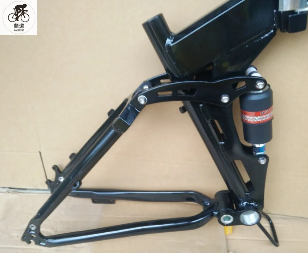 Велосипед Kaloss с складной рамой, аксессуарами для велосипеда и алюминиевым сплавом, 26*17 дюймов, горный велосипед.