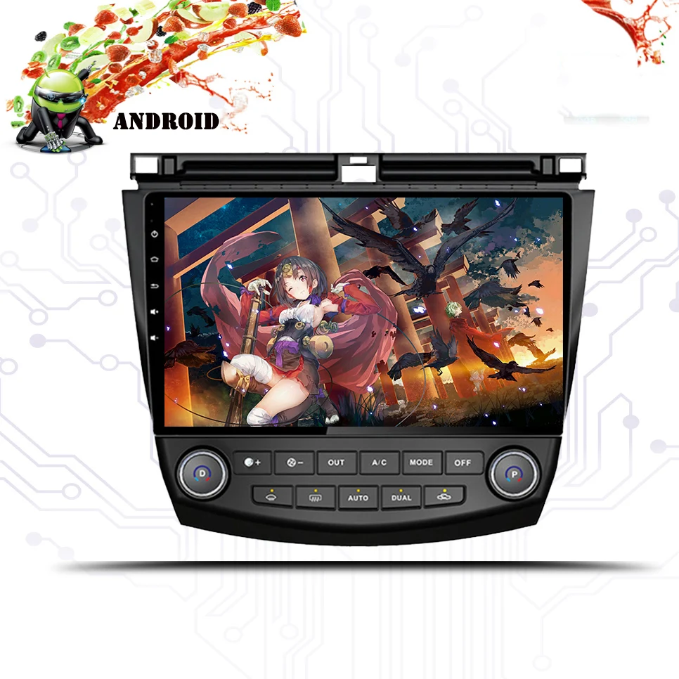 HD Android 9 0 автомобильный dvd плеер 4G + 65G для Honda Accord 7 2003 2004 2005 2006 2007 стерео радио GPS СБ
