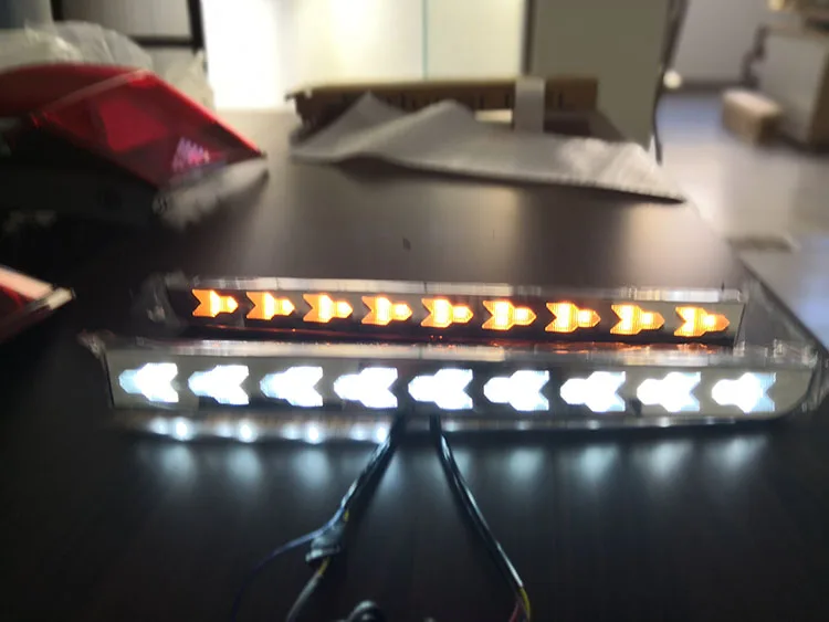 Carbo светодиодный светильник дневного света для Toyota fortuner DRL поворотник с противотуманным светильник
