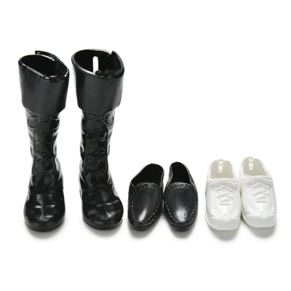 Оптовая продажа 3 пары аксессуаров для кукол креативный подарок кукольная обувь