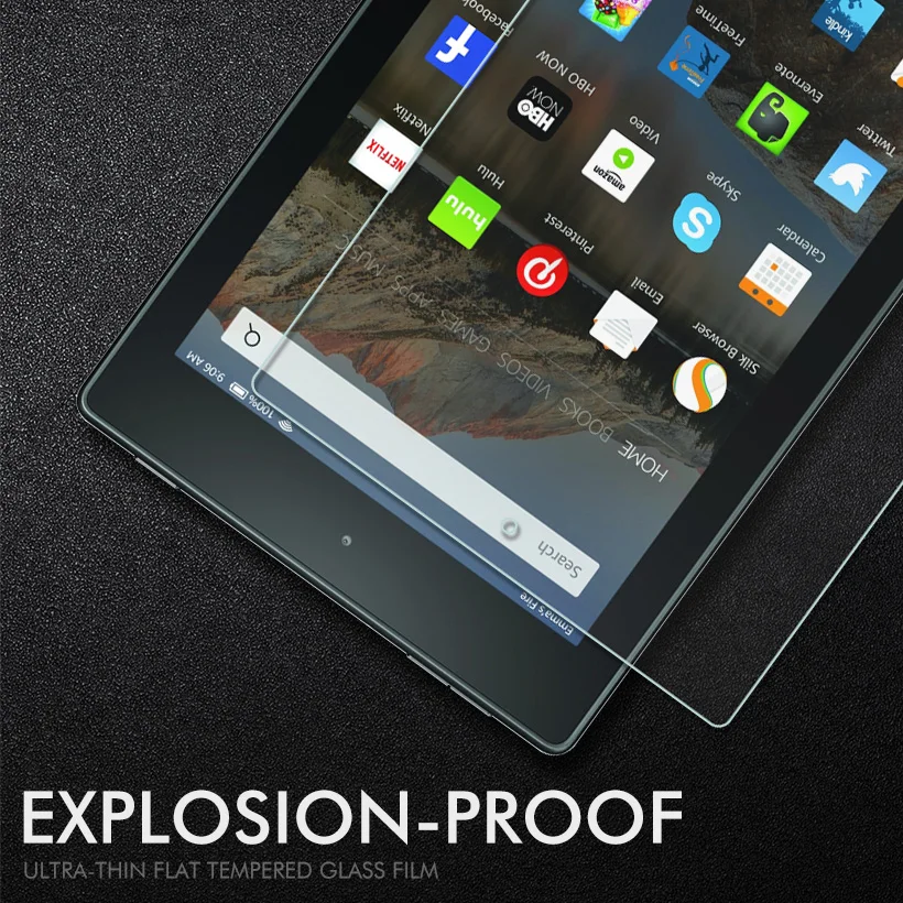 Полное покрытие 9H закаленное стекло для Amazon Fire HD 8 8,0 дюймов протектор экрана планшета защитная пленка