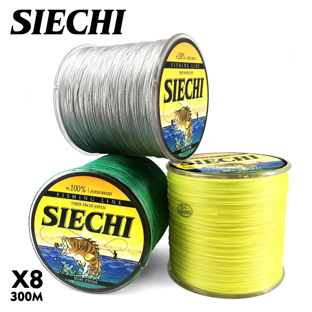 SIECHI 8 жильная японская суперпрочная плетеная полиэтиленовая рыболовная леска