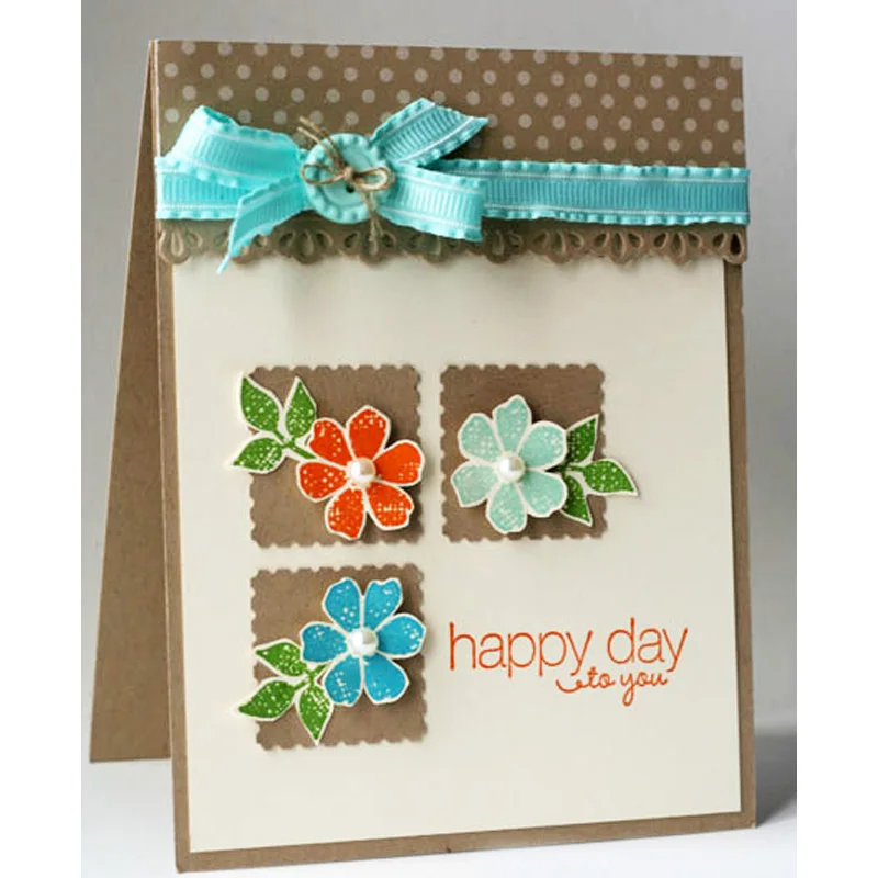 plant flower leaves Metal cutting dies cut die Shasta Daisy Scrapbook DIY home decoration Album Crafts Paper Card | Дом и сад