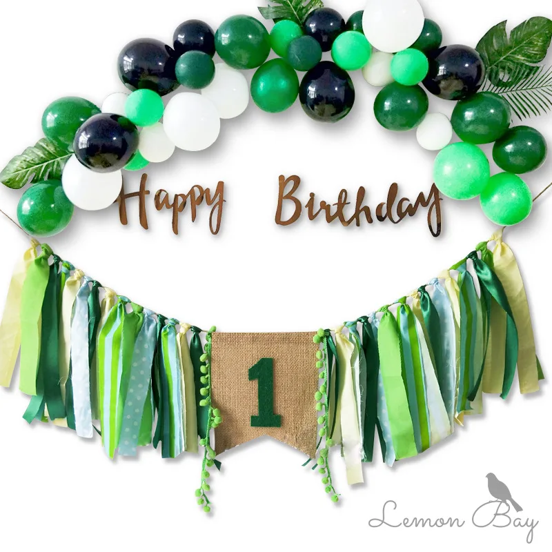 Коллекция 2019 года джутовое белье украшения для вечеринки в честь Дня Рождения