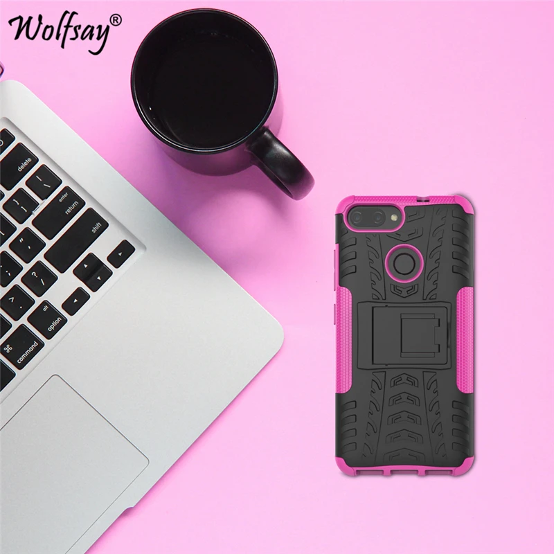 Phone Case For Asus ZenFone Max Plus M1 X018D Luxury Thick Silicone Hybrid Armor Cover ZB570TL | Мобильные телефоны и