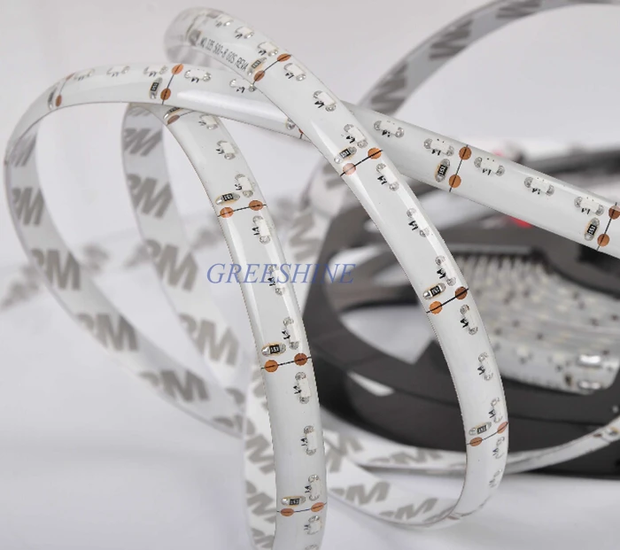 Side View 335 SMD LED Strip 8MM or 5MM PCB 120leds/M IP65 with Silicon Glue Waterproof DC12V 24V car light Tape Freeshipping | Лампы и