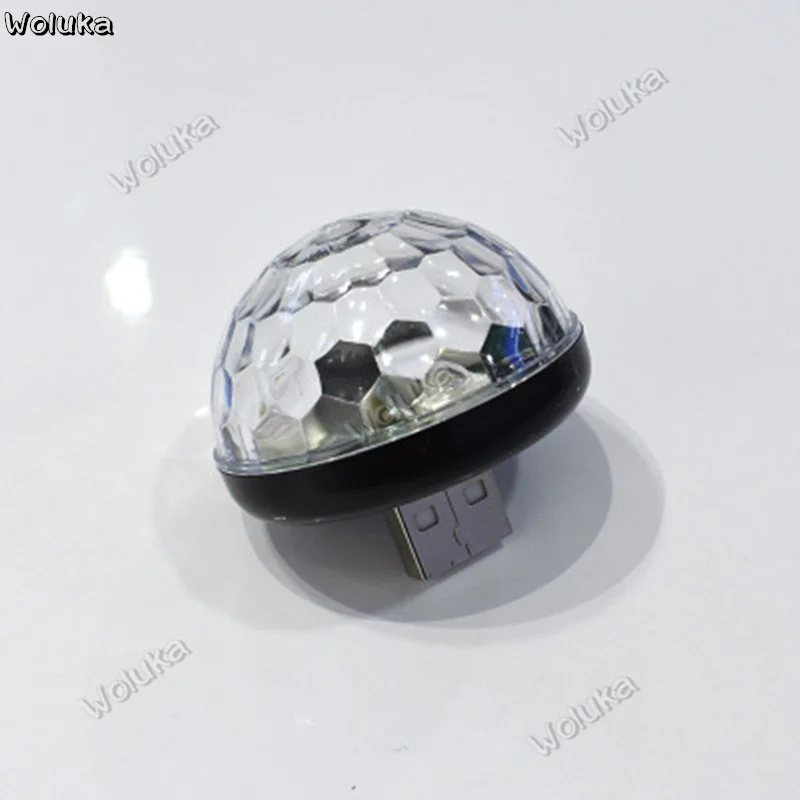 Маленький волшебный шар света RGB мобильный телефон usb Кристалл Волшебный