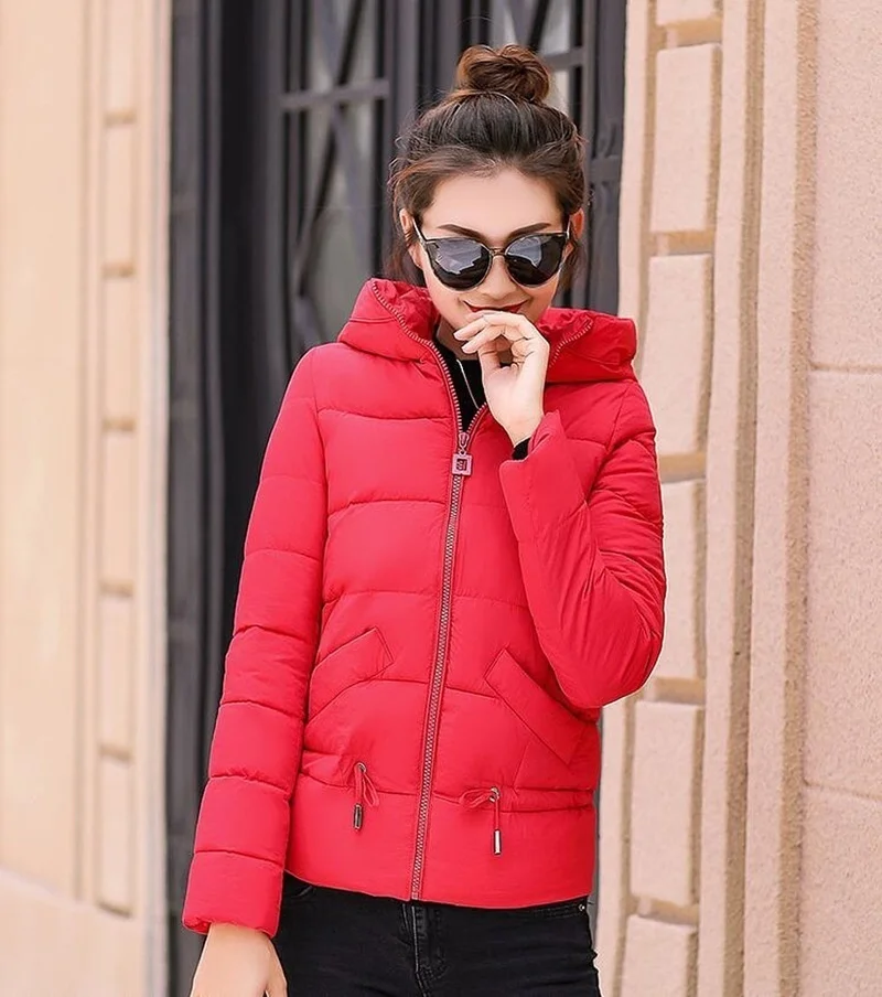 

ZOGAA 2019 Winter Jacket Women Warm Clothes Cotton Parka Padded Hooded Coat Turtleneck Female Overcoat Casual Womens Parka