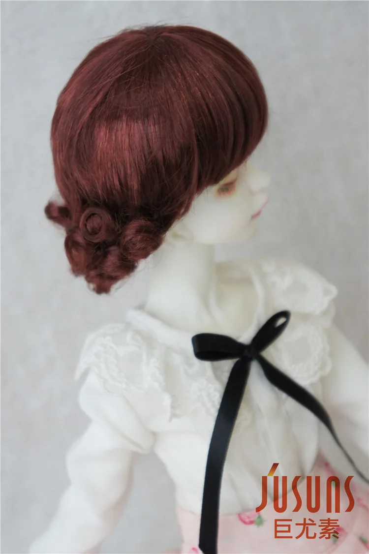 JD047 MSD кукла парик 1/4 классический курчавый BJD парики для 7-8 дюймов мягкий