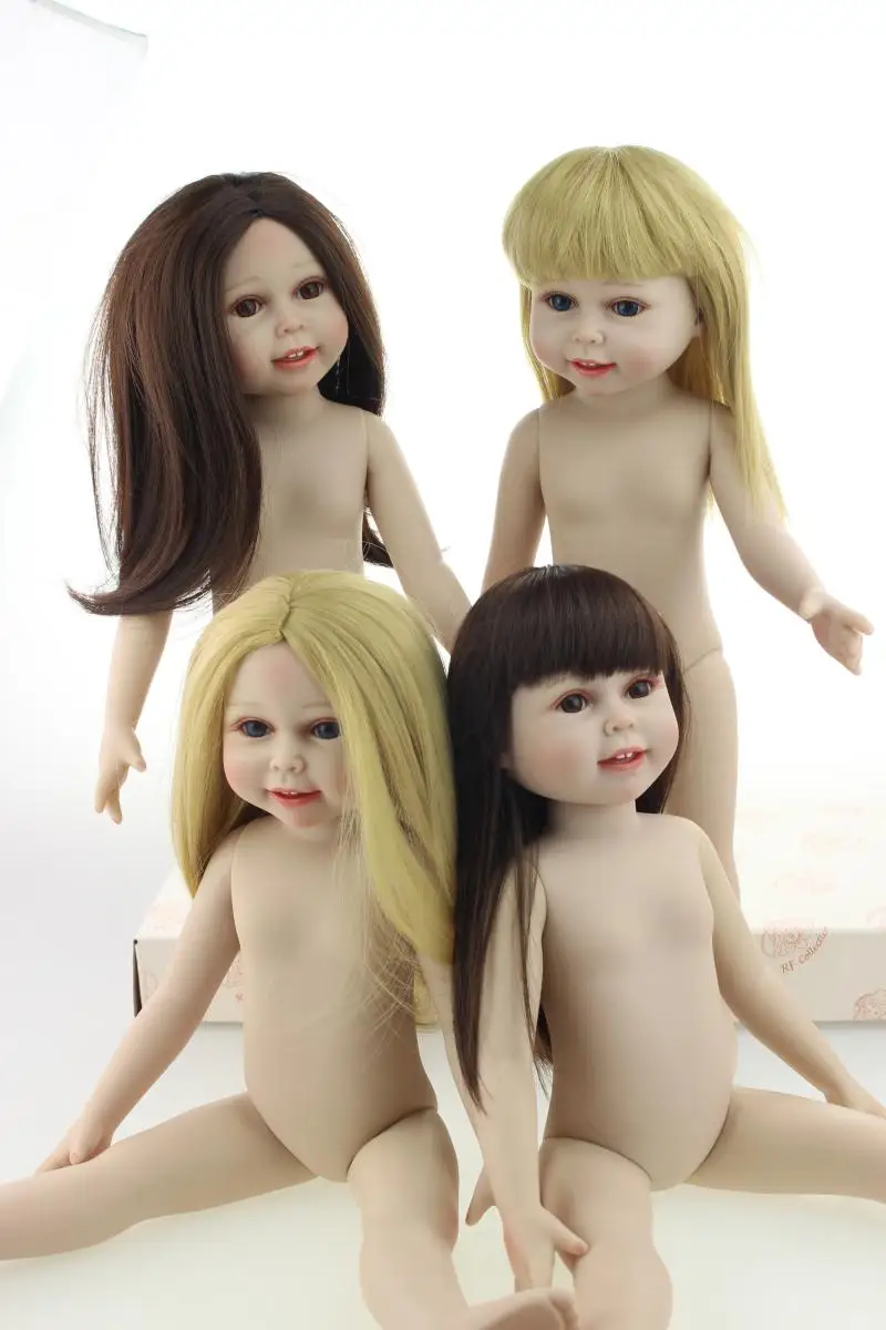 

Vinyl Lifelike 18 Inch Simulation Doll Naked Dolls Baby Doll Toys Kids Birthday Gift Play House Girl Brinquedos