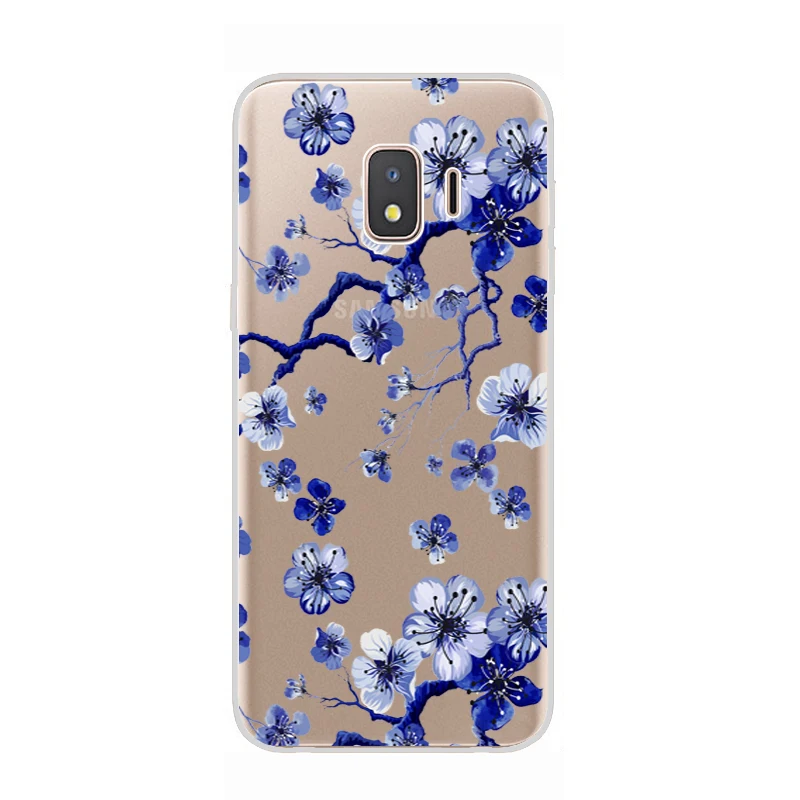 Мягкий чехол для Samsung Galaxy J2 Core 2018 с цветным принтом силиконовые чехлы на заднюю