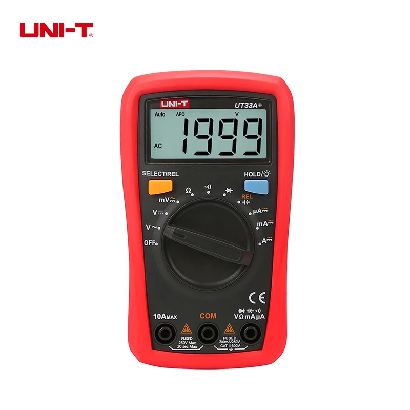 Цифровой мультиметр UNI T UT33A + UT33B UT33C UT33D Сопротивление тока постоянного и
