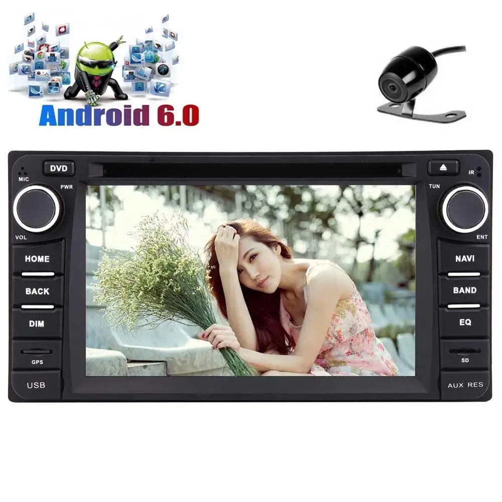 Для Toyota Android 6.0 стерео для Corolla din GPS navigtion dvd-плеер автомобиля Авторадио головного