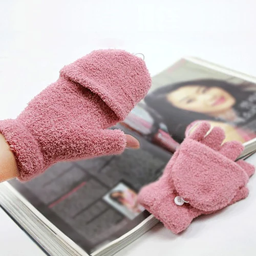 Women's Fashion Coral Fleece Hand Wrist Warmer Winter Fingerless Soft Gloves Alibaba Express | Аксессуары для одежды