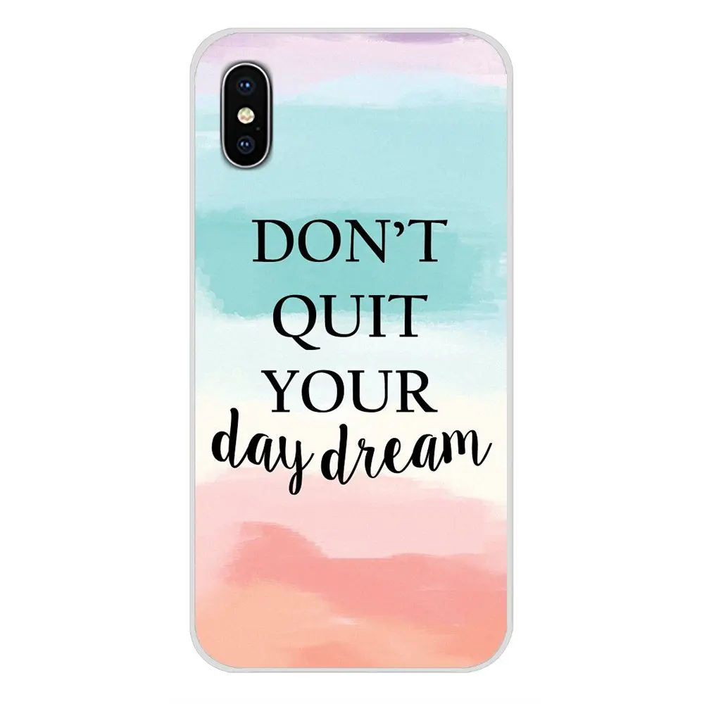 Простой вдохновляющий телефонный чехол с надписью на английском языке чехлы для