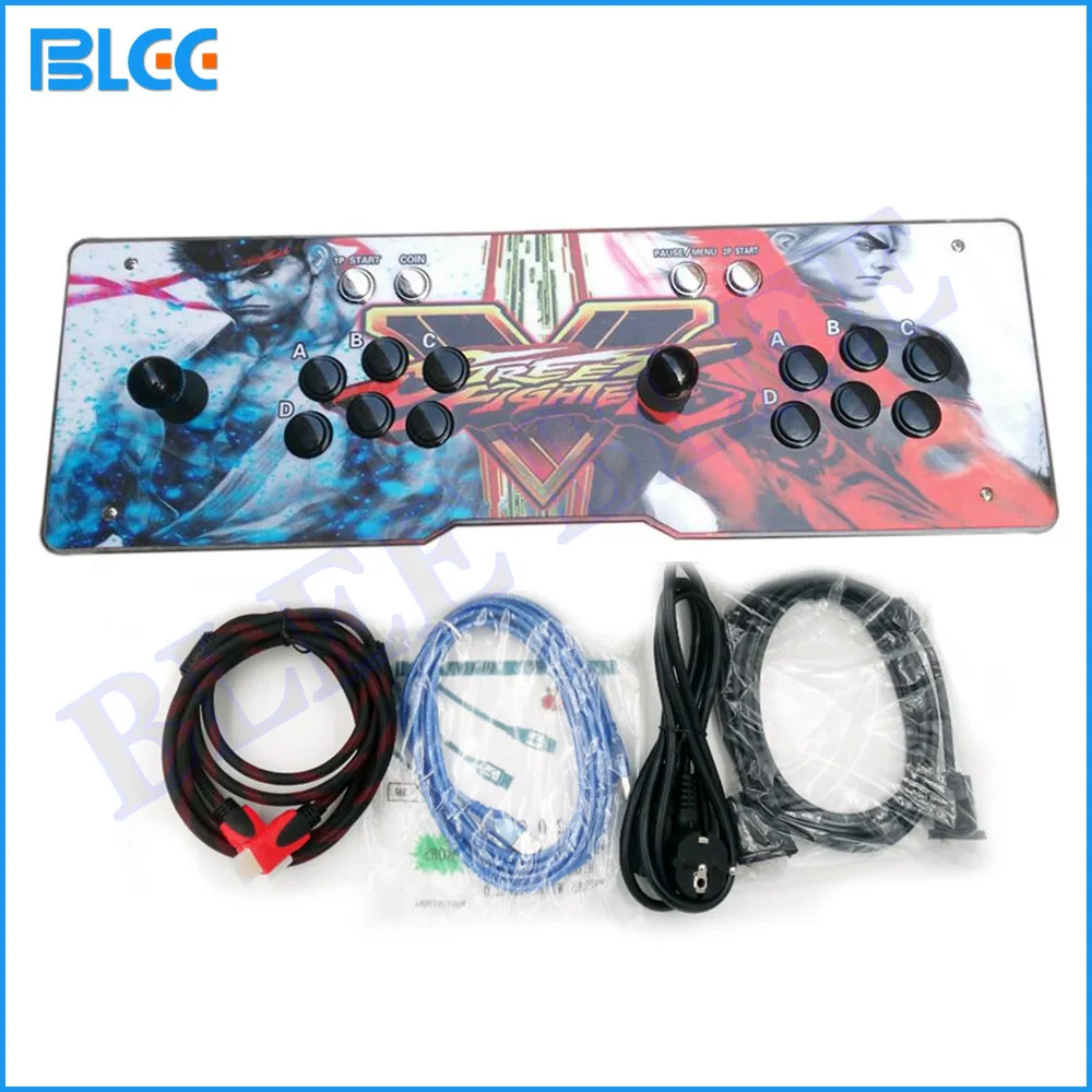 ТВ приставка Jamma Arcade Box 6S 1388 в 1 игровая консоль 2 игрока боевой джойстик пауза Pandoras