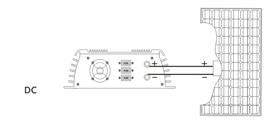 PowMr MPPT функция 600 Вт на сетке галстук инвертор 36VDC(22-60VDC) 72 ячейки 110VAC или 220VAC Выход Чистая синусоида Инвертор с вентилятором