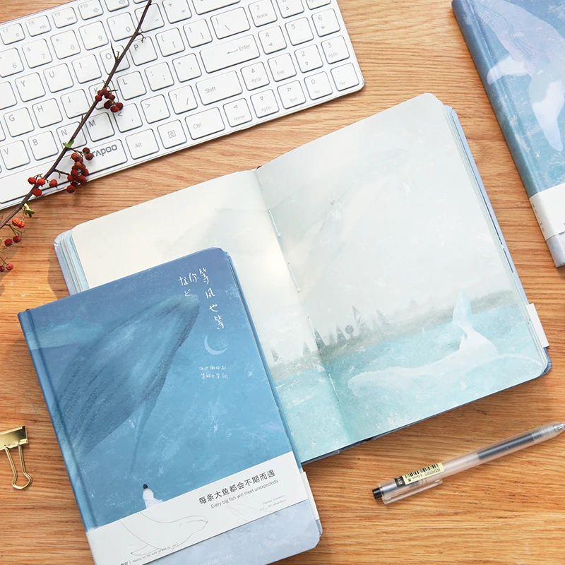 YMLP блокнот ожидания ветра полноцветный для иллюстраций А5 в твердой обложке