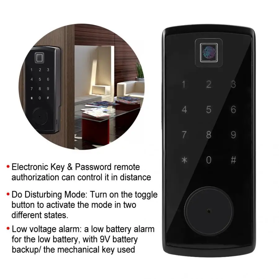 Bluetooth сканер отпечатков пальцев пароль дверной замок кард ридер электронная