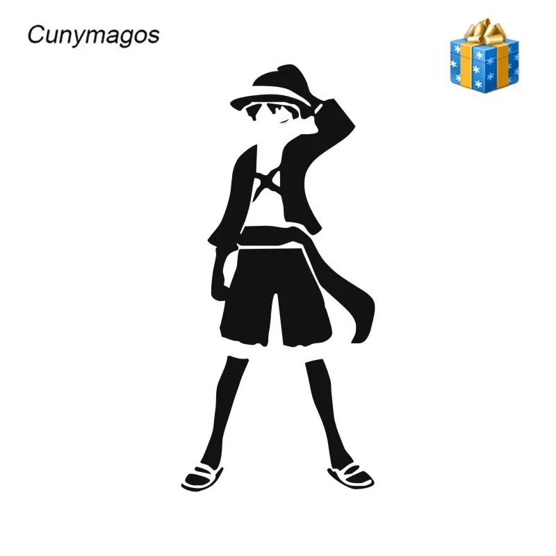 Cunymagos one piece Луффи Аниме стикер s Декор виниловые переводные наклейки Мода авто