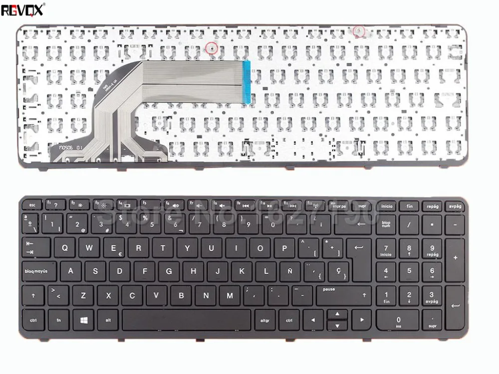 Новая SP Клавиатура ноутбука для hp 350 G1 355 G2 черная рамка черный WIN8 OEM ремонт замена