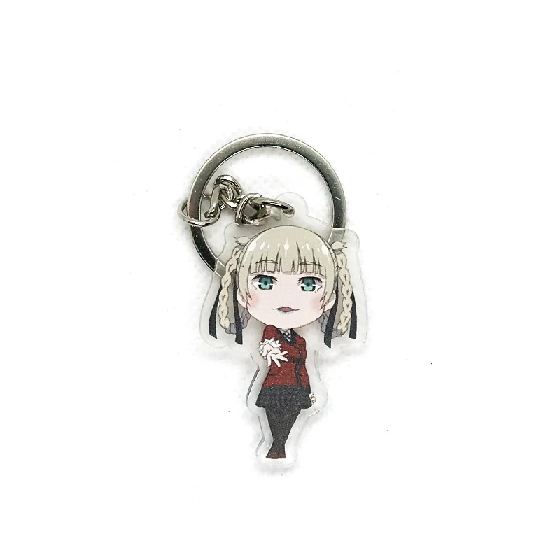 Аниме Kakegurui-компульсивный игрок Руна Yomozuki Jabami Yumeko фигурка Косплей акриловый брелок сумка Подвеска Брелок Милые подарки