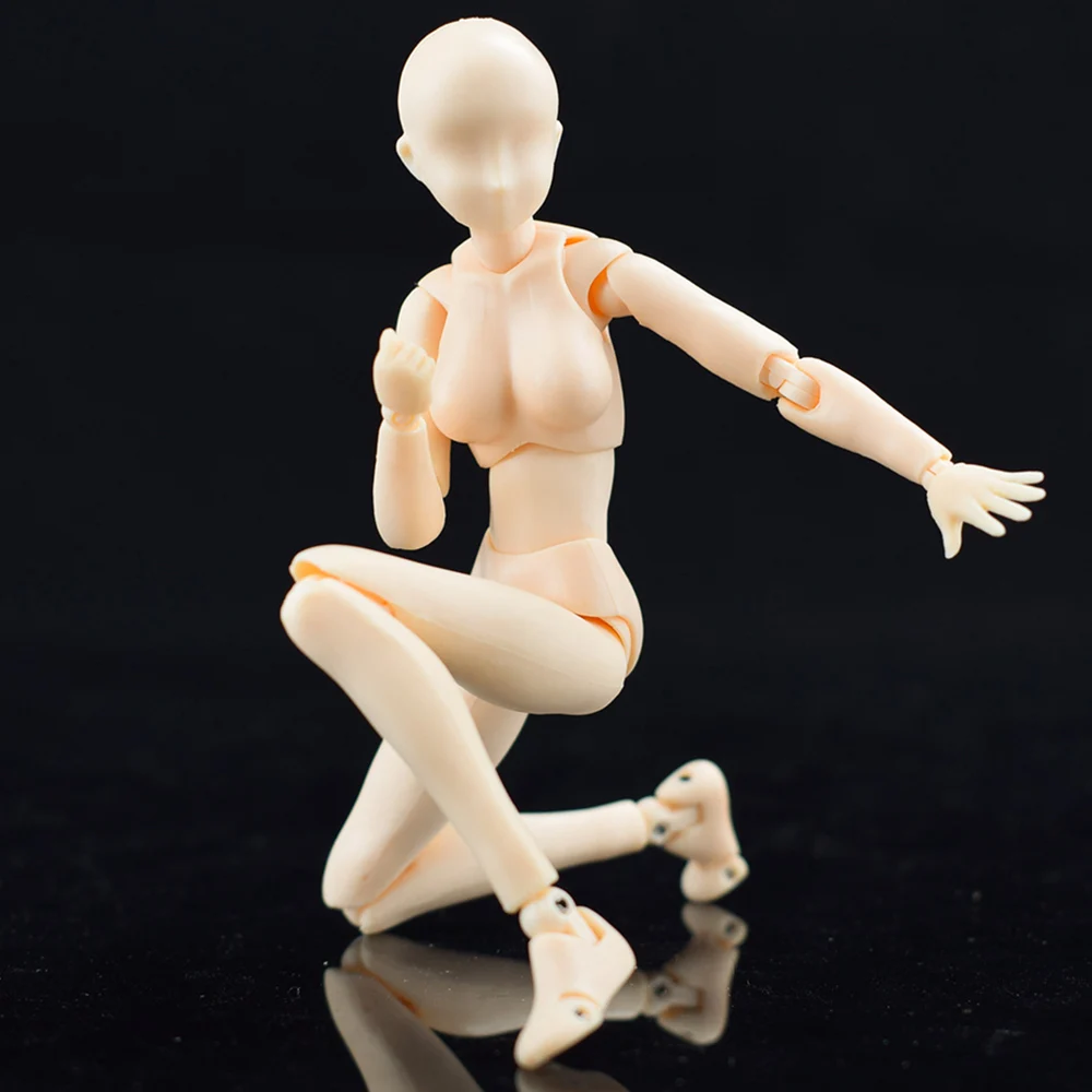 Tamanshii S. Figuarts Body Kun DX набор женский светло оранжевый цвет кожи переменная кукла ПВХ