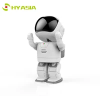 hyasia 1080p ip camera robot children accompany robot wireless wifi camera baby monitor with two way audio day night ir cam toy