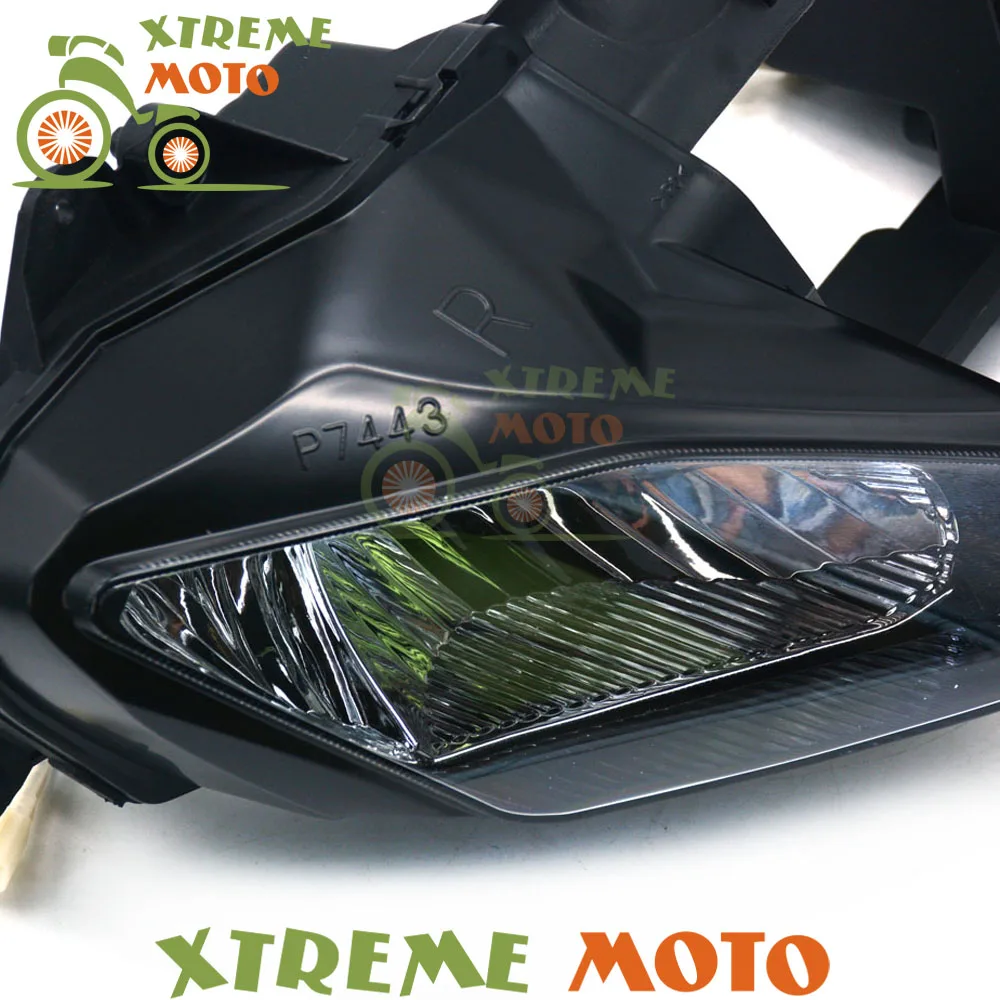 Мотоциклетные черные фары в сборе для YZF600 YZF R6 2008 2009 2010 2011 2012 Supermoto|assembly|assembly lamp |