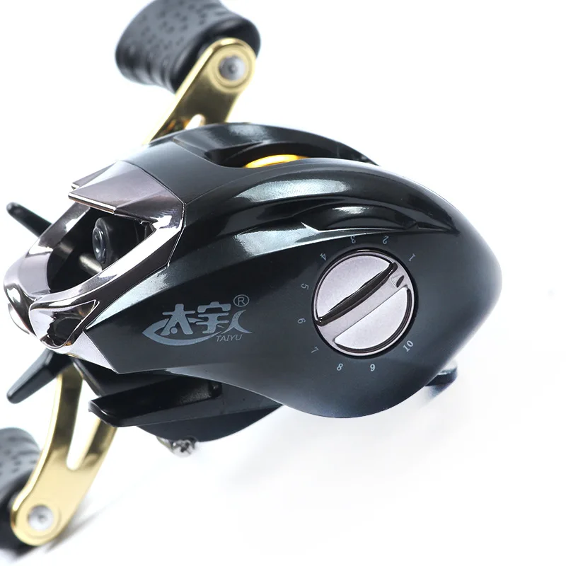 

TAI YU 12 + 1 вал, Рыболовная катушка, магнитный тормоз, металлическая проволочная чашка, левые и правые капли воды, рыболовное колесо, катушка дл...