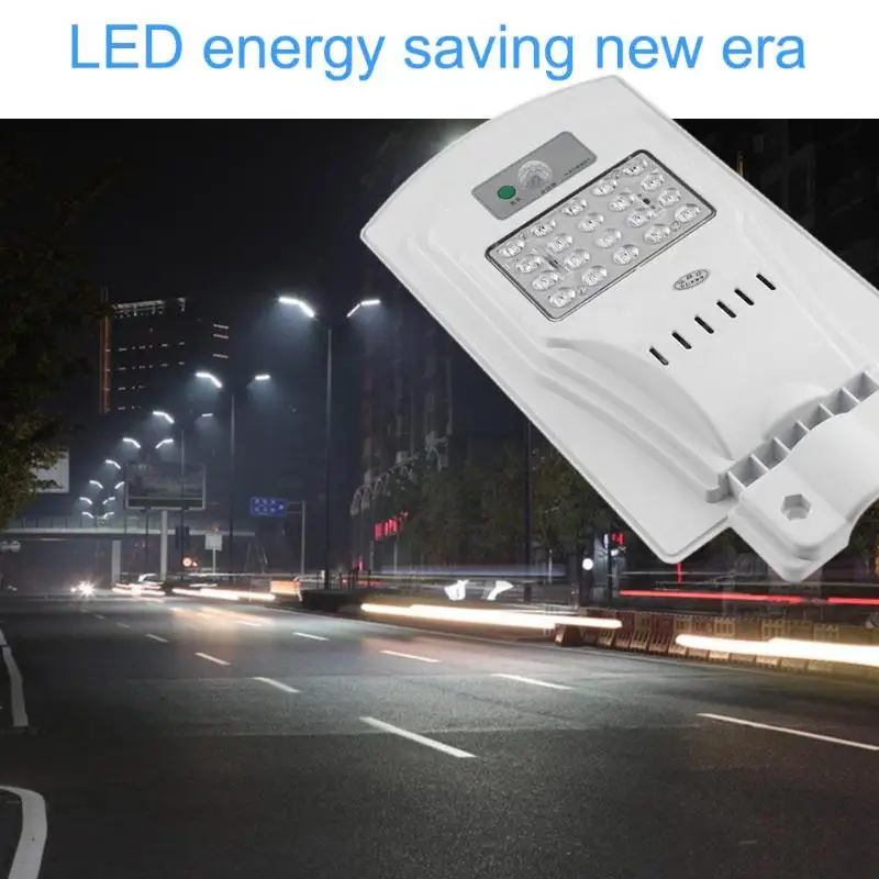 Уличный светильник 20 Вт 20LED Открытый водонепроницаемый датчик движения Солнечный настенный светильник интегрированный уличный светильник Настенный светильник для двора