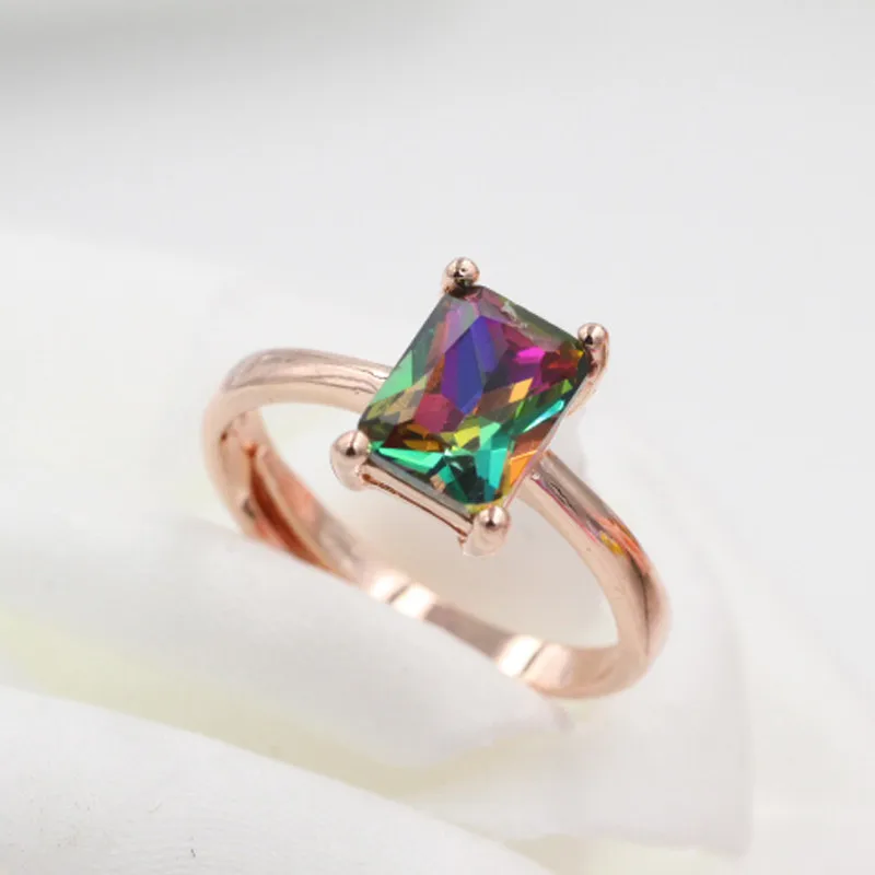 Бесплатная доставка, модное ювелирное изделие, 5 карат/3 карат, розовое золото, цвет, австрийский кристалл, Орг, свадебное кольцо для женщин, подарок, C024 Бесплатная доставка, модное ювелирное изделие, 5 карат/3 карат, розовое золото, цвет, австрийский кристалл, Орг, свадебное кольцо для женщин, подарок, C024